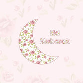 Wenskaart Eid Vintage Moon